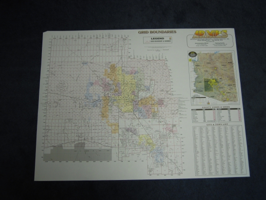 ARMLS Wall Map NEW 2008 Laminat