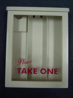 Brochure Box w/BusinessCard Hol