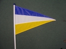 Three toned Flag Mar/Wh/Yl