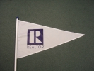 Flag REALTOR Logo White/Blue