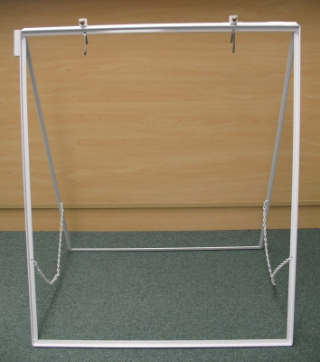 A Frame Stand Metal White