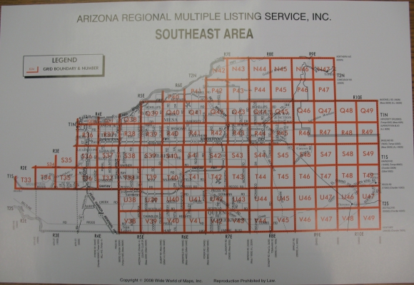 Southeast 2008 Area Map NOAREA