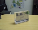 Crystal Paperweight BusCard