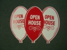 Balloon Sign - Red - Open House