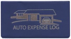 Auto Expense Log Navy