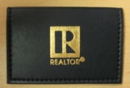Card Holder Blue Leather