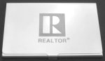 Card Holder Silver Metal
