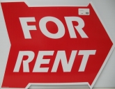 For Rent Arrow Red