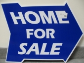 Home for Sale Arrow Blue
