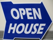 Open House Arrow Blue