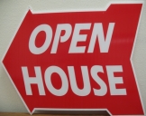 Open House Arrow Red