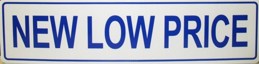 New Low Price-Blue