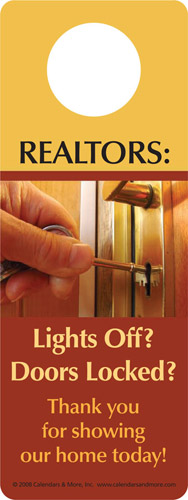 Door Hanger Lights Out DoorLock