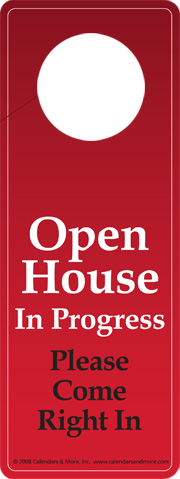 Door Hanger Open House