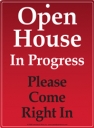 Door Hanger Sign Open House