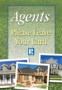 Tent Agents Please Leave Card