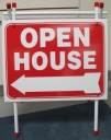 PVC A Frame Open House Red