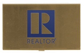 Business Card Holder Gold