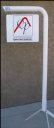 Sign Post White (QuikPost)
