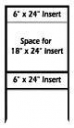 Steel Sign Frame - Black