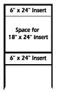 Steel Sign Frame - White