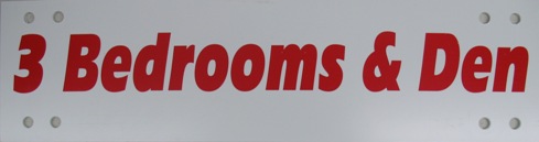 3 Bedrooms & Den