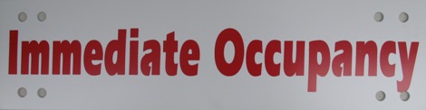 Immediate Occupancy