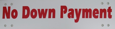 No Down Payment