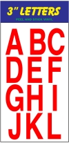 Letter Stickers 3