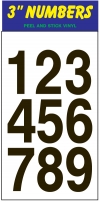 Number Stickers 3