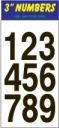 Number Stickers 3
